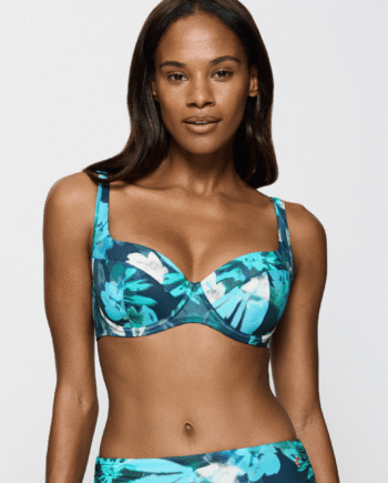 Multi Triumph Summer Fleur Bikini Top Med Bøjle Størrelse: 38b Dame - Triumph Bikini  - 7613111413305