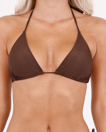 Brun Neo Noir Skin Shell Bikini Top Uden Bøjle Størrelse: Dame - Neo Noir Bikini  - 5711554823926