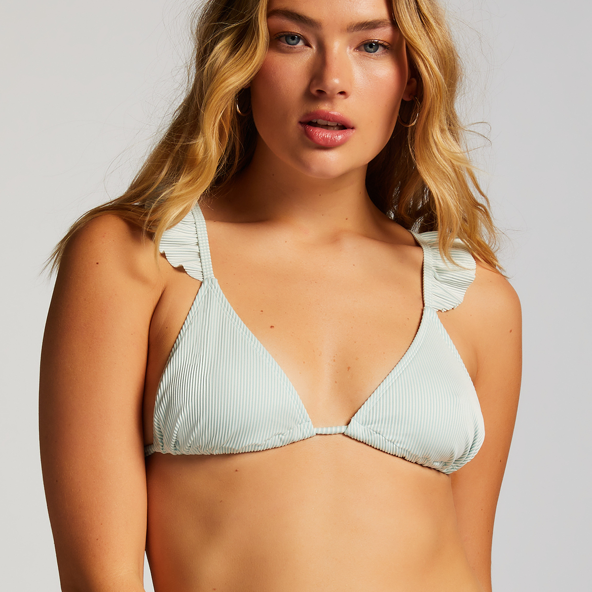 Multi Hunkemller Fiji Rib Triangle Bikini Top Størrelse: Dame - Hunkemöller Bikini - 8720991163639