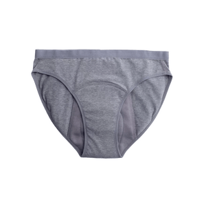 Imse Period Underwear Bikini Light Flow Grey Flere Størrelser - Bikini  - 7392871184181