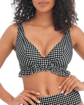 Multi Freya Check Bikini Top Med Bøjle Størrelse: 70d Dame - Freya Bikini  - 889501446513