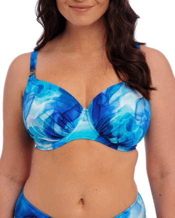 Blå Fantasie Saunton Sands Bikini Top Med Bøjle Størrelse: 75d Dame - Fantasie Bikini  - 193773444130