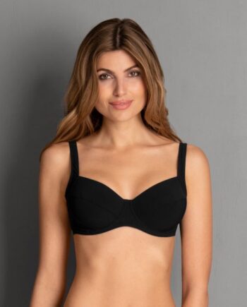 Rosa Faia Sibel Bikini Top Med Bøjle Sort Størrelse: 36c Dame - Rosa Faia Bikini  - 4058509304668