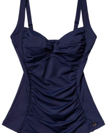 Navy/blå Panos Emporio Tankini Ravenna Solid Navy - Panos Emporio Bikini  - 7072874121146