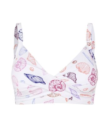 Hvid Unica Copenhagen Bikini Overdel Top Naya White Seashell - Bikini  - 5738539076146