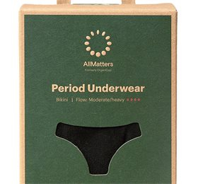 Allmatters Menstruationstrusser Bikini Underwear Moderate Heavy Xxs - Allmatters Bikini  - 5711782001103