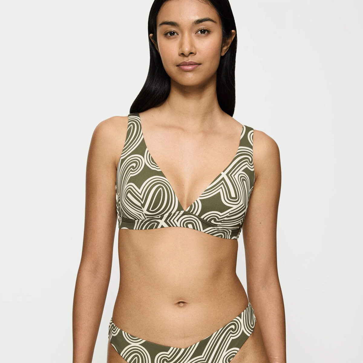 Multi Triumph Flex Smart Summer Plunge Bikini Top Uden Bøjle Størrelse: Dame - Triumph Bikini - 7613111684637