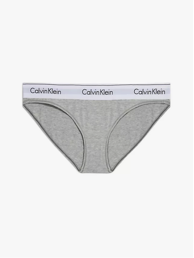 Grey Calvin Klein Woman Bikini F3787e Heather Small - Bikini  - 8718571607673