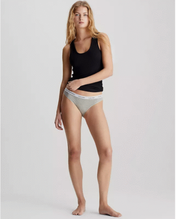 Grey Calvin Klein Women Bikini Qd5044e Heather - Bikini