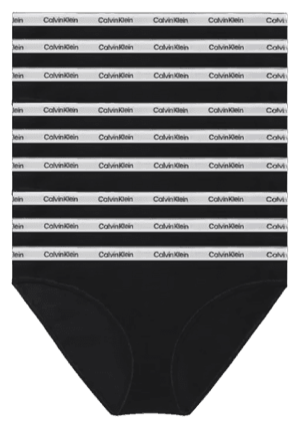 Sort Calvin Klein Women Pack Bikini Qd5207e Black Medium - Bikini  - 8720109807943